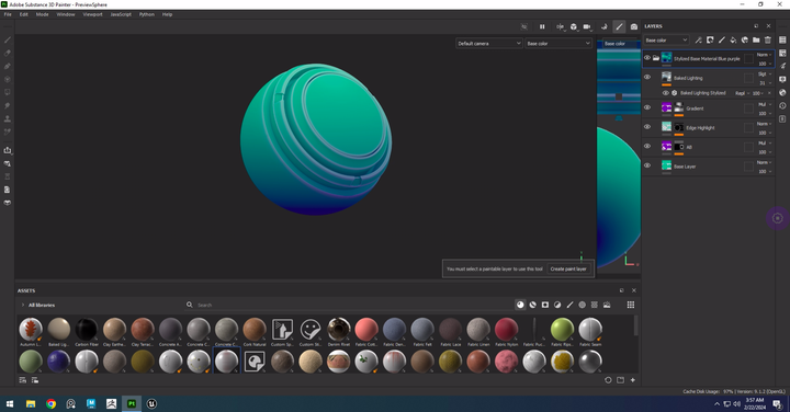 Master Adobe Substance 3D Painter: Loading Preview Sphere Sample Models Tutorial